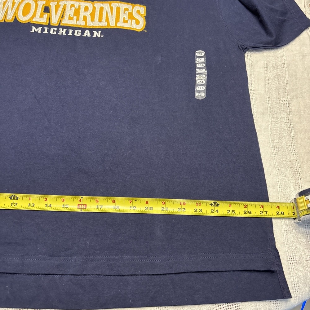 NWT Vtg Active Sports Michigan Wolverines Shirt Mens Sz 2XL NCAA Y2K‎ Football - Picture 10 of 13